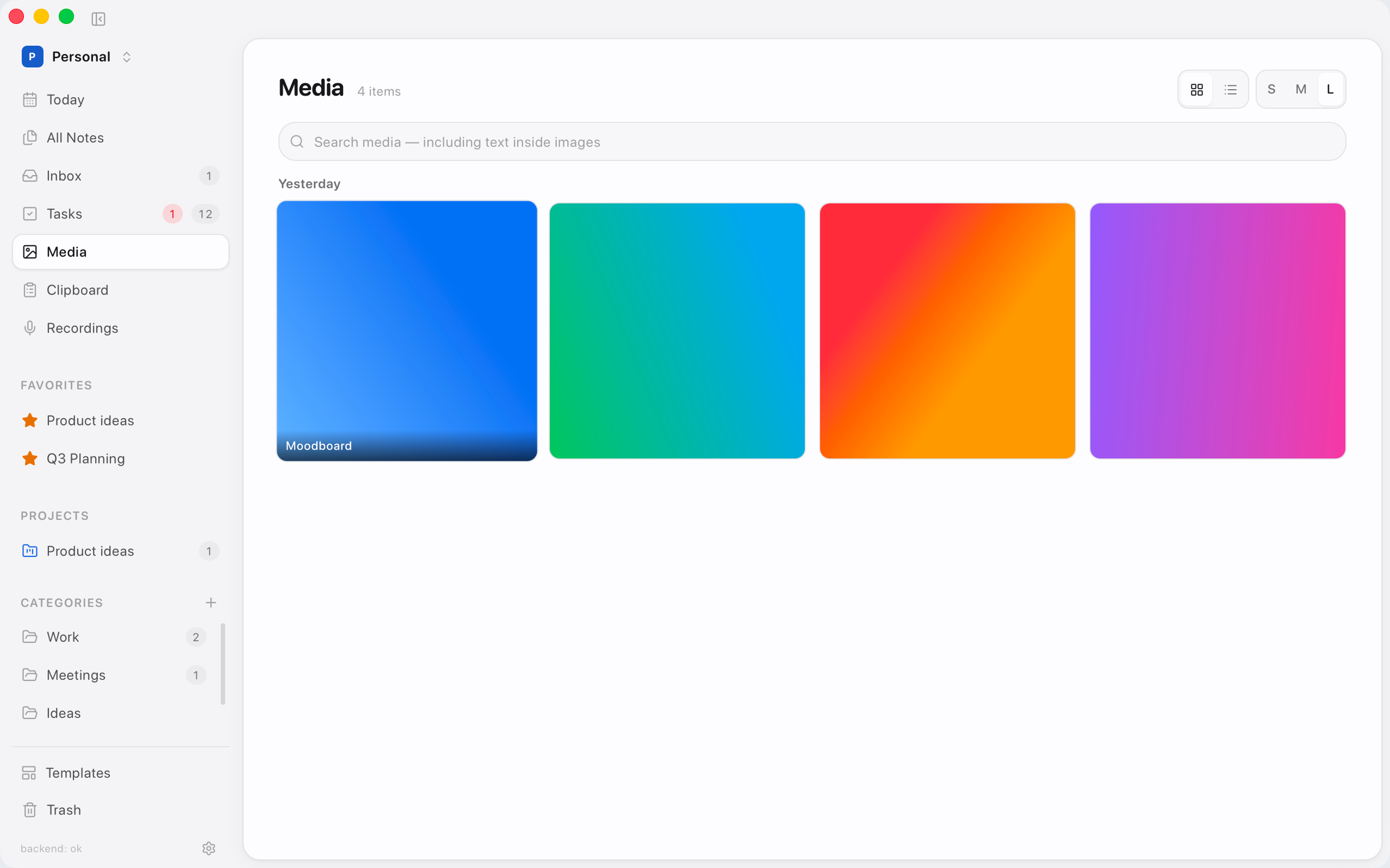 Media gallery